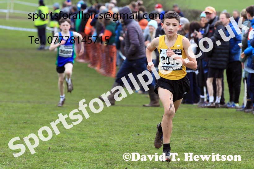 Boys Under-13s 2023 UK CAU Inter Counties Cross Country Champs, Prestwold Hall, Loughborough. Photo: David T. Hewitson/Sports for All Pics